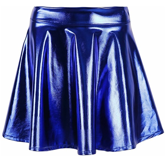 Dresses & Skirts - Cute Blue Metallic Skirt